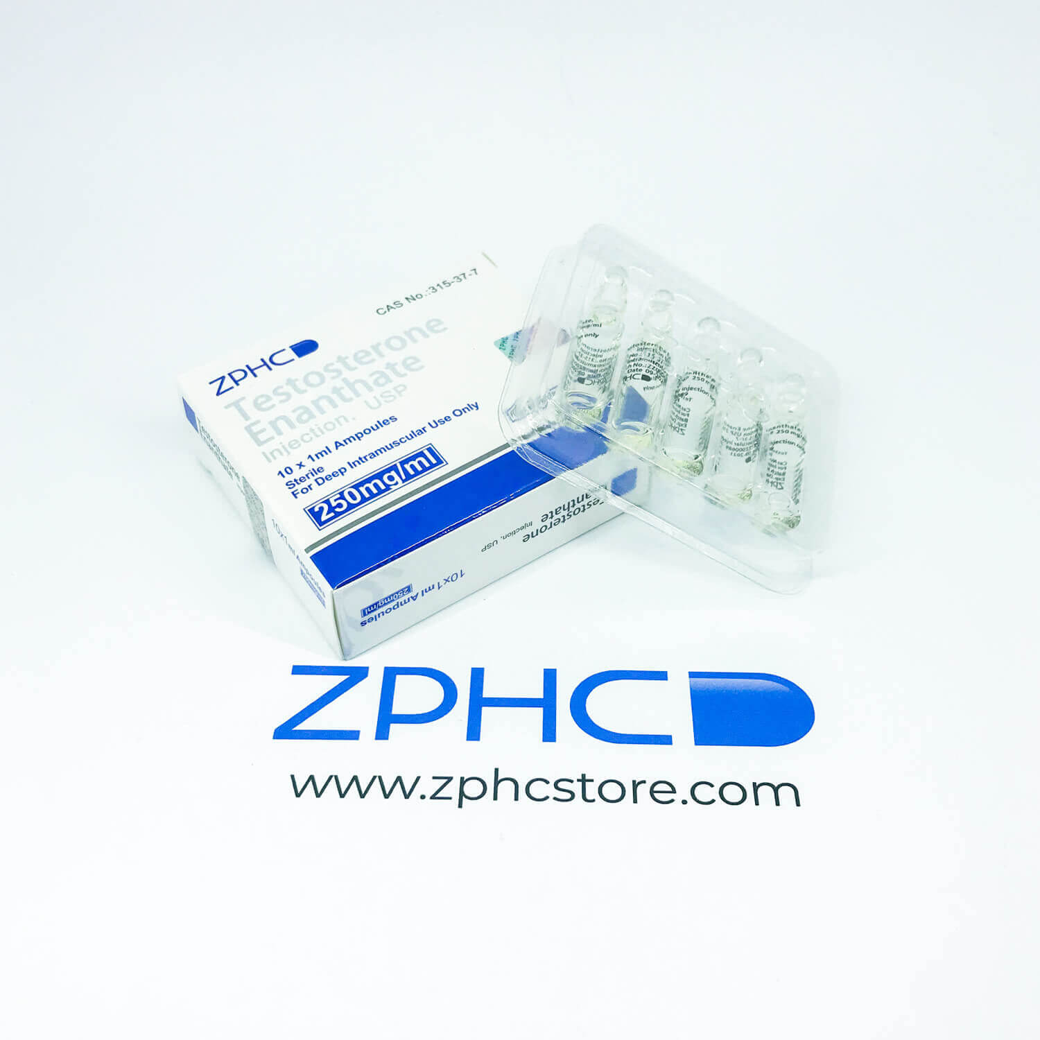 Testosterone Enanthate, Test E amps ZPHC zphcstore.com