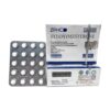 Close-up 10 mg Fluoxymesterone ZPHC tablet for strength and hardness research