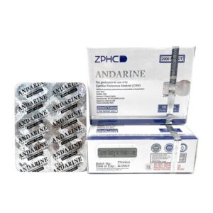 Blister showing 100 Andarine ZPHC tablets, each 20 mg S-4 dose