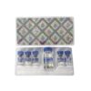 Open box with 5 vials TB-500 ZPHC, total 25 mg peptide (5 mg each)