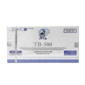 TB-500 ZPHC 25 mg peptide kit — front box (5 vials × 5 mg)