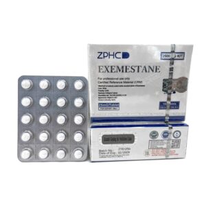 Close-up 25 mg Exemestane ZPHC tablet for estrogen-suppression research