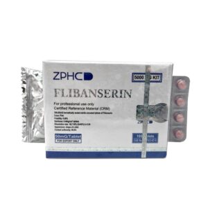 Flibanserin ZPHC 50 mg — bottle with 100 serotonin-modulating tablets