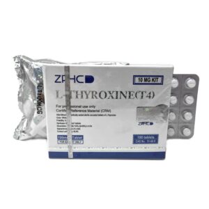 L-Thyroxine (T4) ZPHC 0.1 mg — bottle with 100 thyroid-hormone tablets