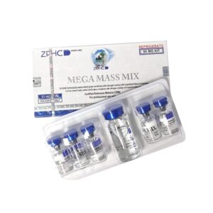 Lyophilised vial Mega Mass Mix 10 mg (5 mg GHRP-6 + 5 mg CJC-1295) ZPHC