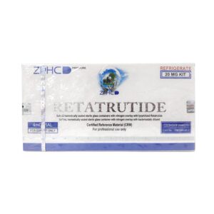 Retatrutide 20 ZPHC 20 mg kit — box with 5 × 4 mg lyophilised vials