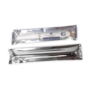 Close-up dose dial of ZPHC Tirzepatide 30 mg pen showing 0.5 mg click increments