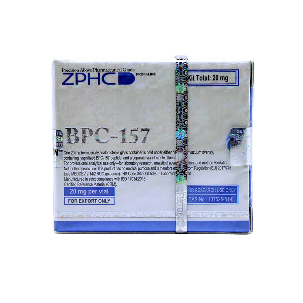 BPC-157 20mg Kit ZPHC  Lyophilized Peptide + Sterile Diluent
